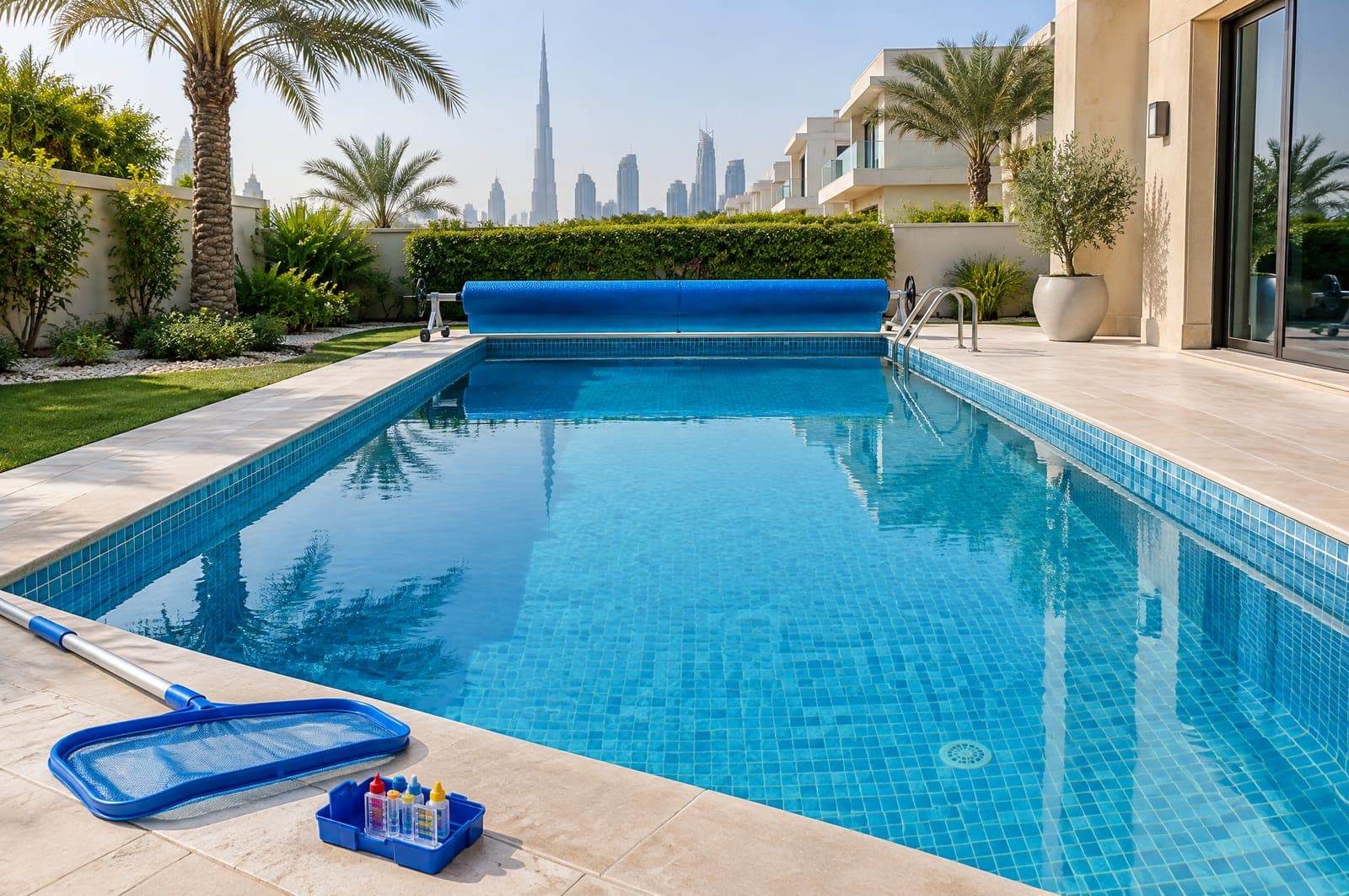 Getting a pool ready after a long summer away or before renting out a villa