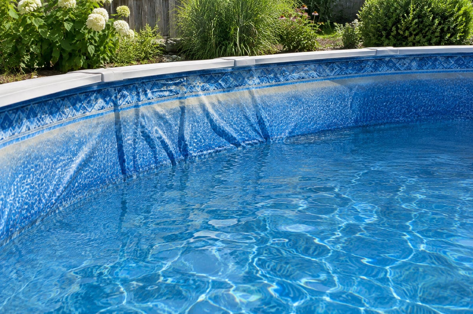 Vinyl liner pools: wrinkles, tears, fading and when to replace the liner