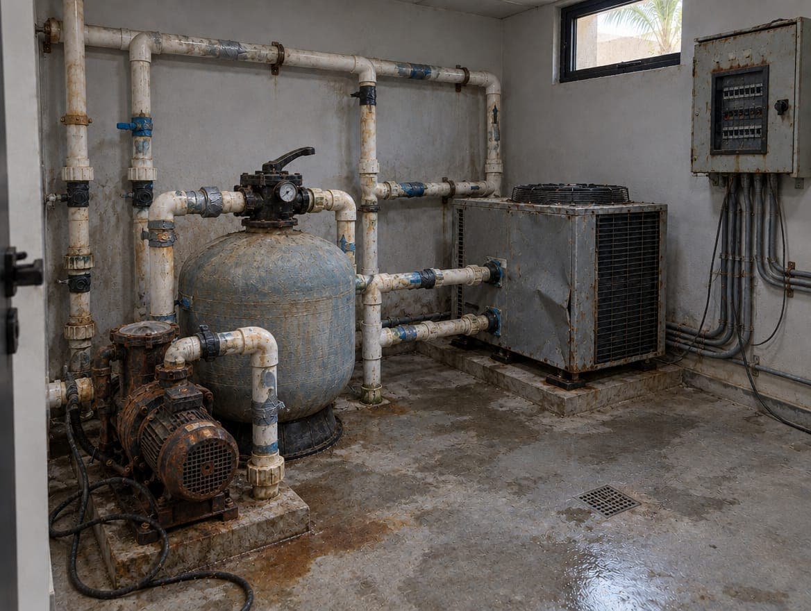 قبل: Renewing a tired plant room